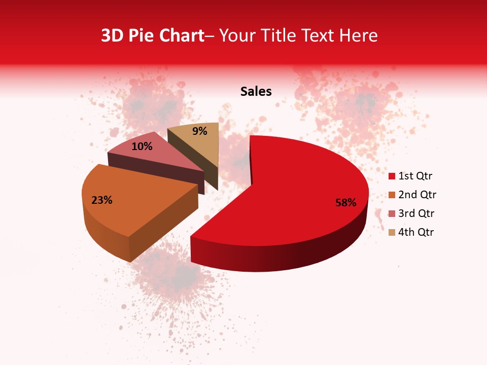 Drips Murder Claret PowerPoint Template