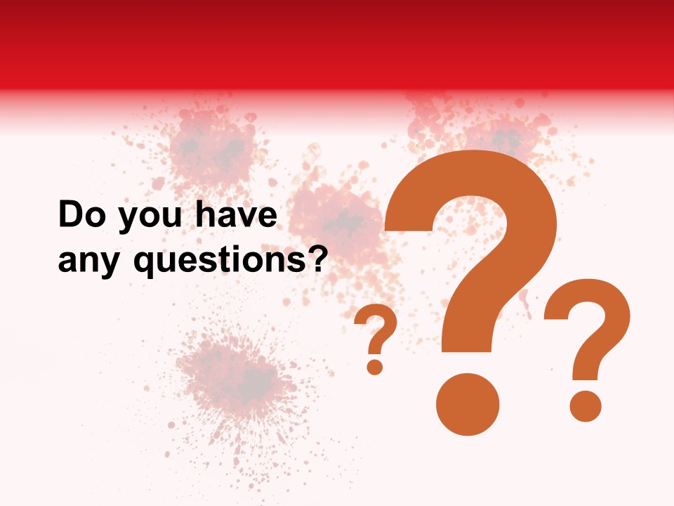 Drips Murder Claret PowerPoint Template