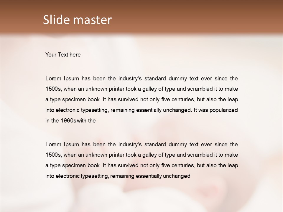 Chest Nourish Kid PowerPoint Template