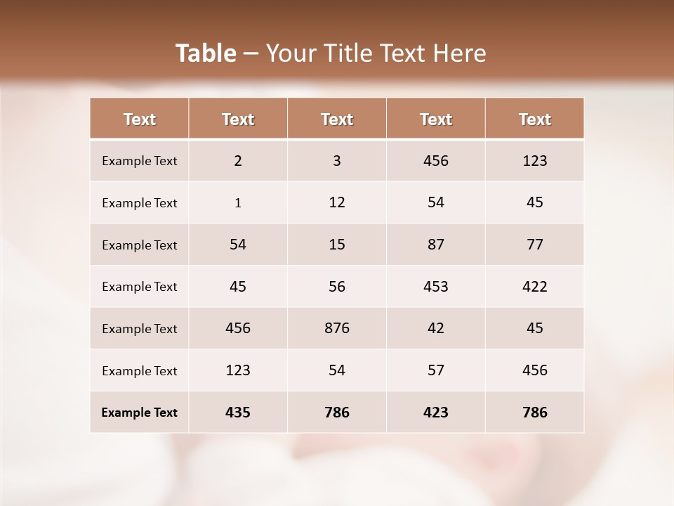 Chest Nourish Kid PowerPoint Template