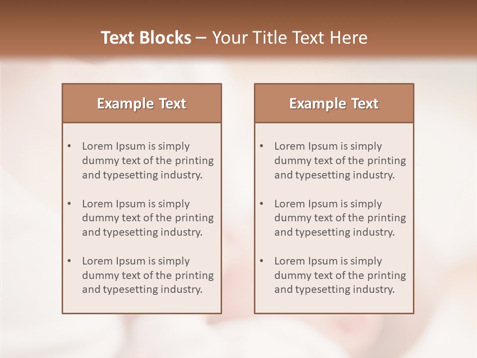 Chest Nourish Kid PowerPoint Template