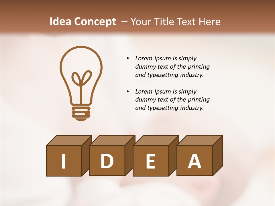 Chest Nourish Kid PowerPoint Template