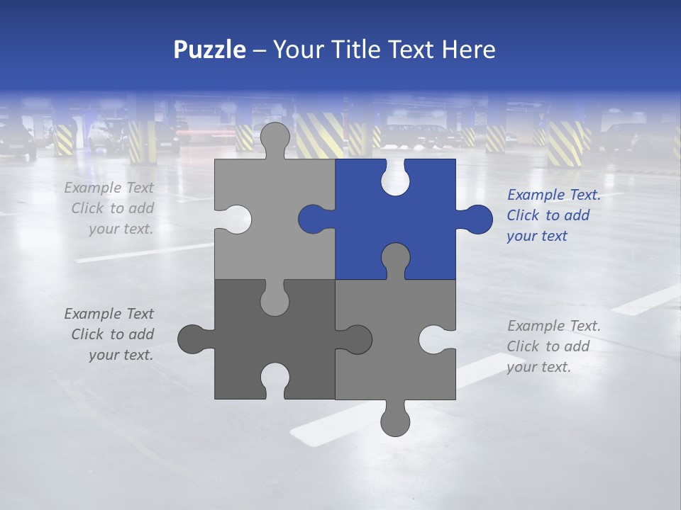 Blur Industry Building PowerPoint Template