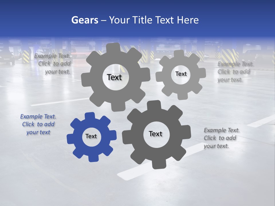 Blur Industry Building PowerPoint Template