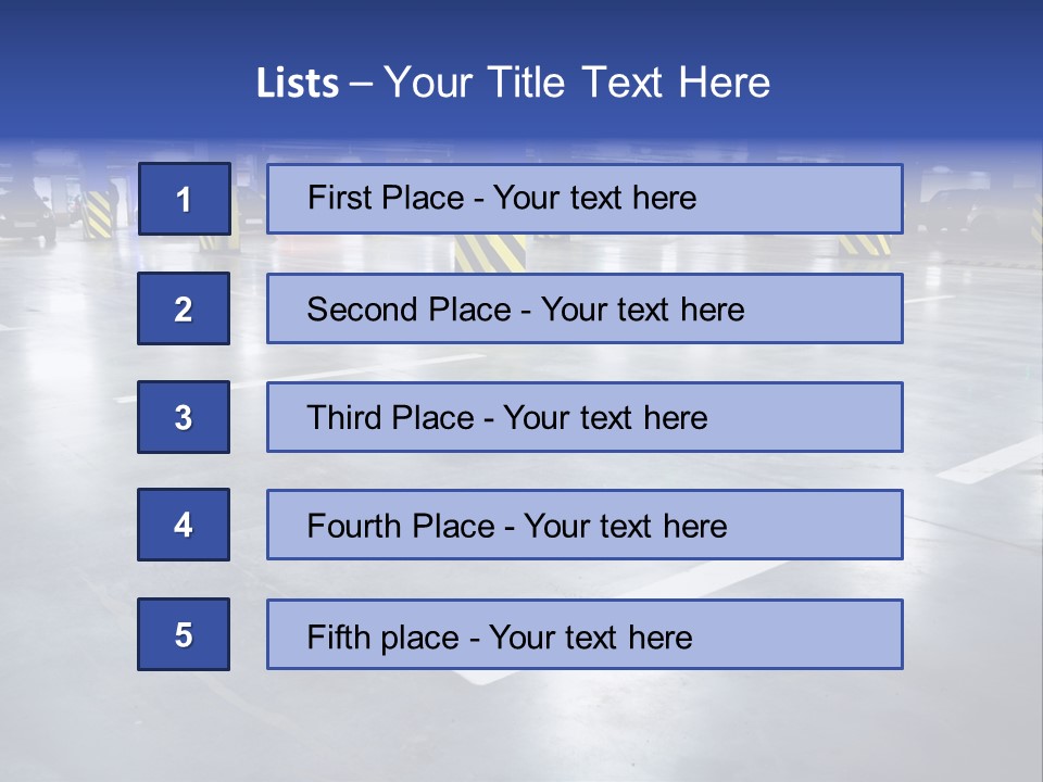 Blur Industry Building PowerPoint Template