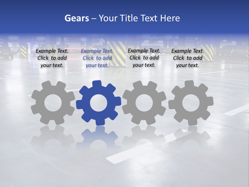 Blur Industry Building PowerPoint Template