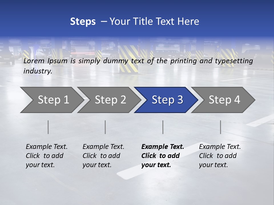 Blur Industry Building PowerPoint Template
