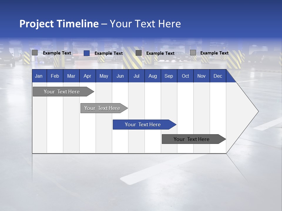 Blur Industry Building PowerPoint Template