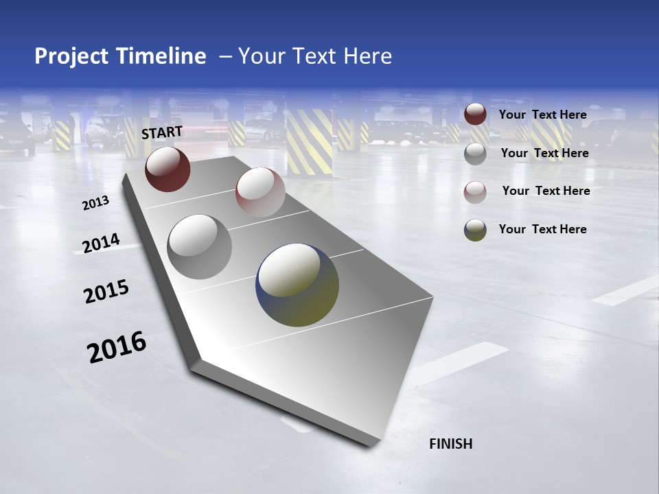 Blur Industry Building PowerPoint Template