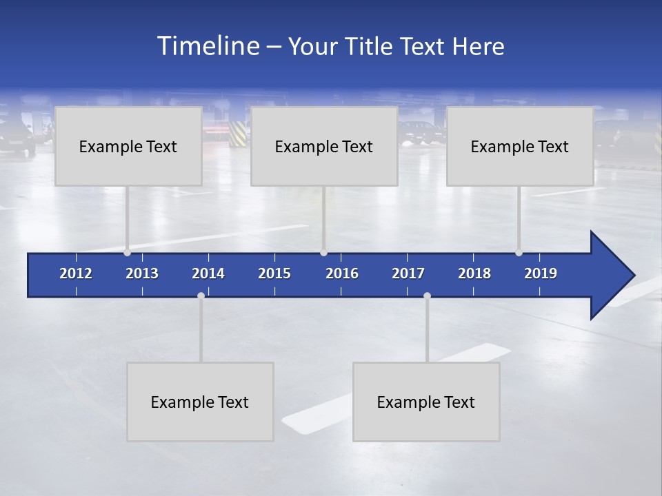 Blur Industry Building PowerPoint Template