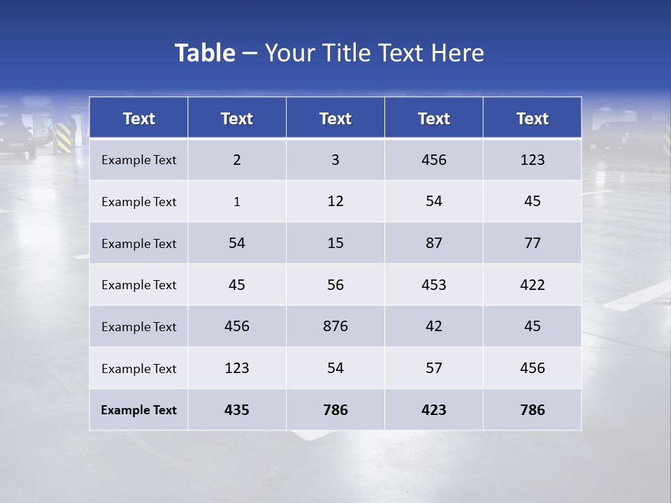 Blur Industry Building PowerPoint Template