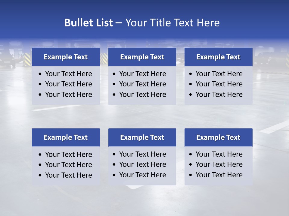 Blur Industry Building PowerPoint Template