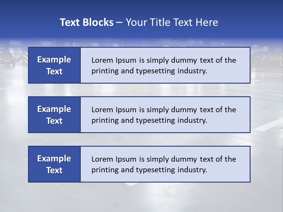 Blur Industry Building PowerPoint Template