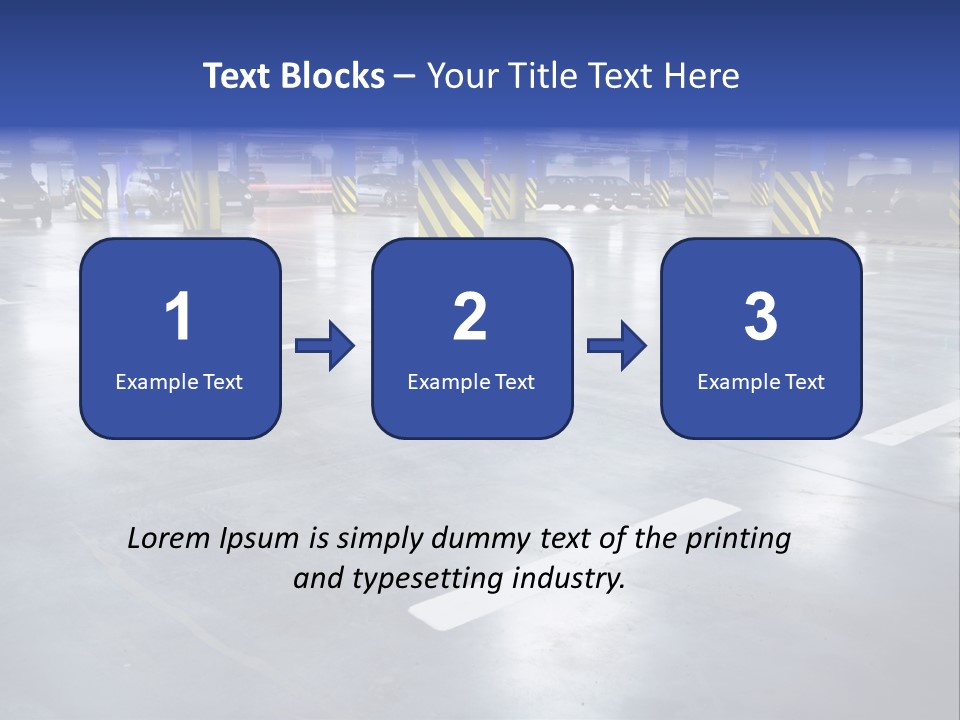 Blur Industry Building PowerPoint Template