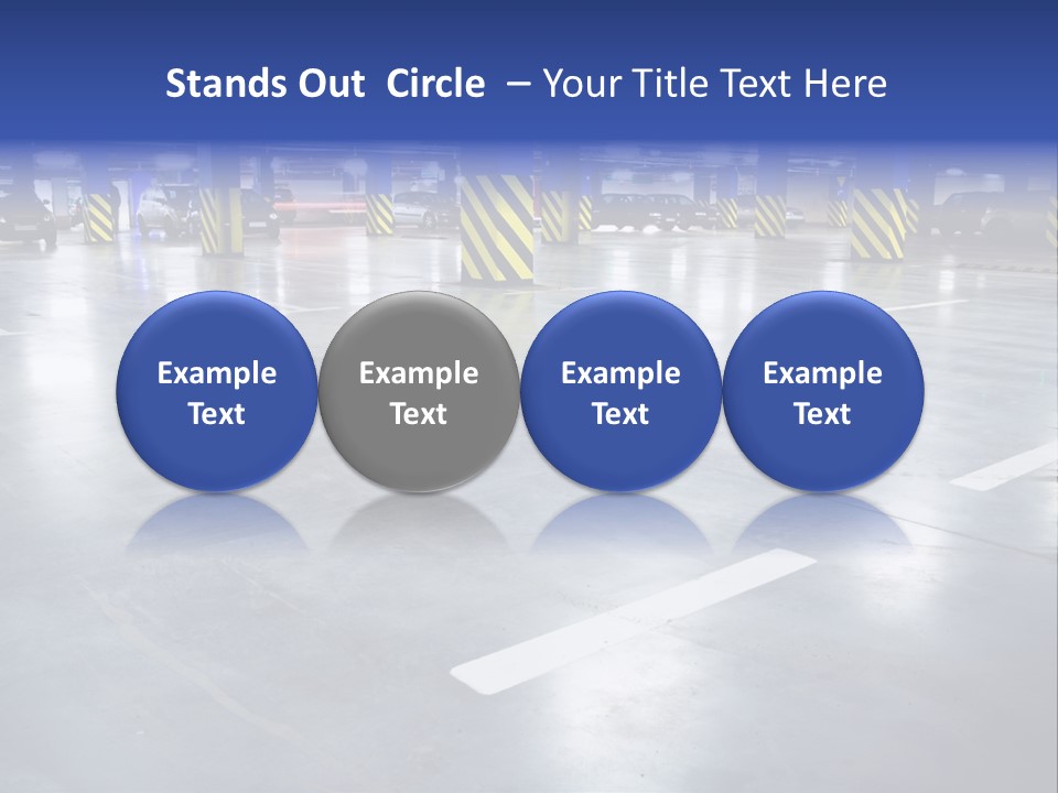 Blur Industry Building PowerPoint Template