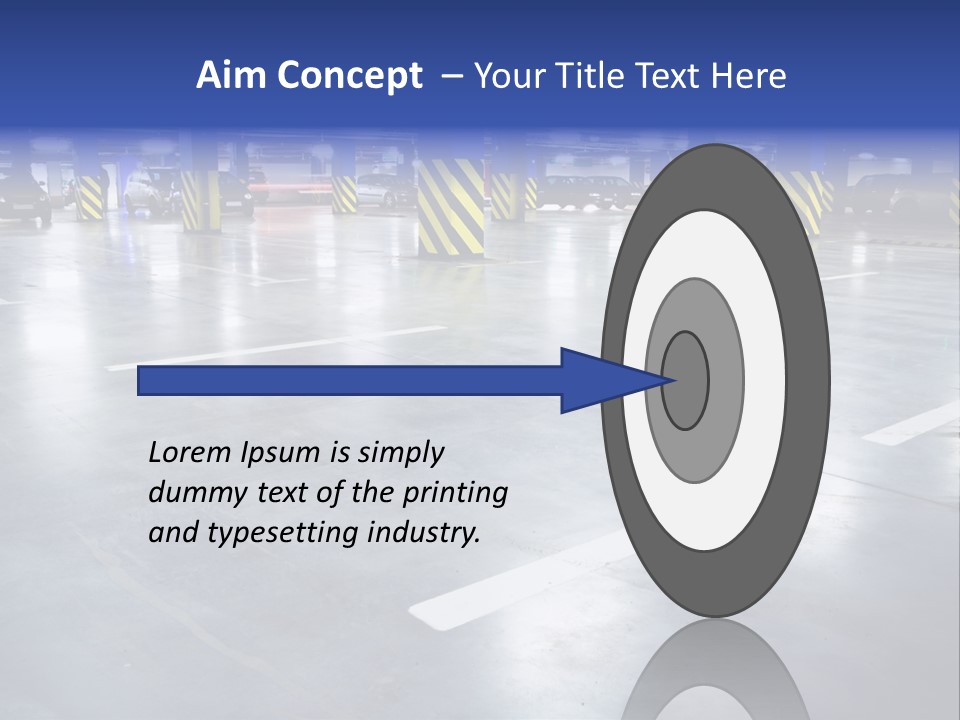 Blur Industry Building PowerPoint Template