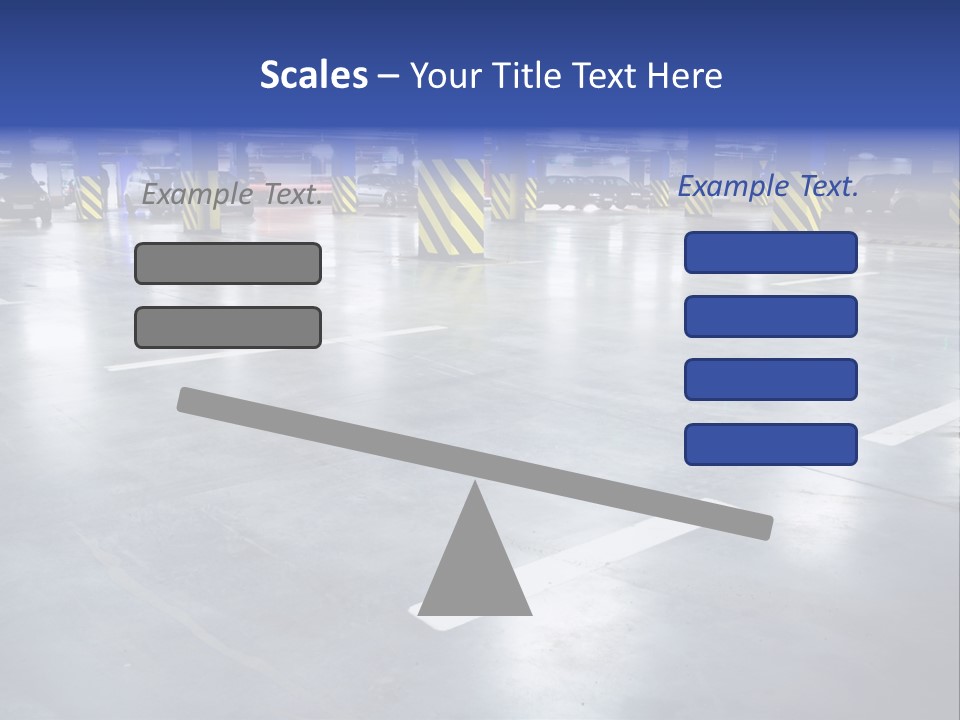 Blur Industry Building PowerPoint Template