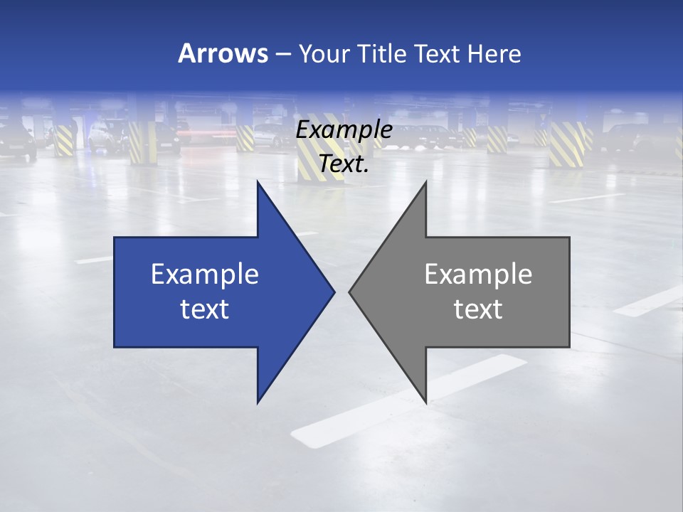 Blur Industry Building PowerPoint Template