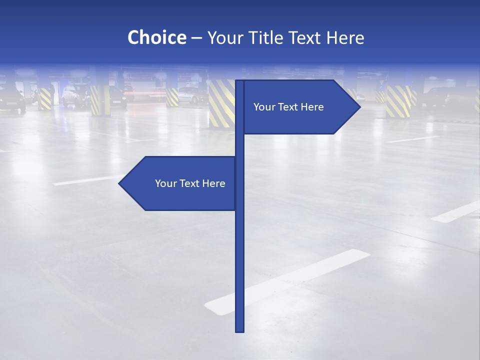 Blur Industry Building PowerPoint Template