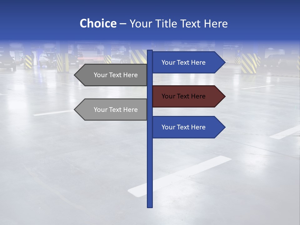 Blur Industry Building PowerPoint Template
