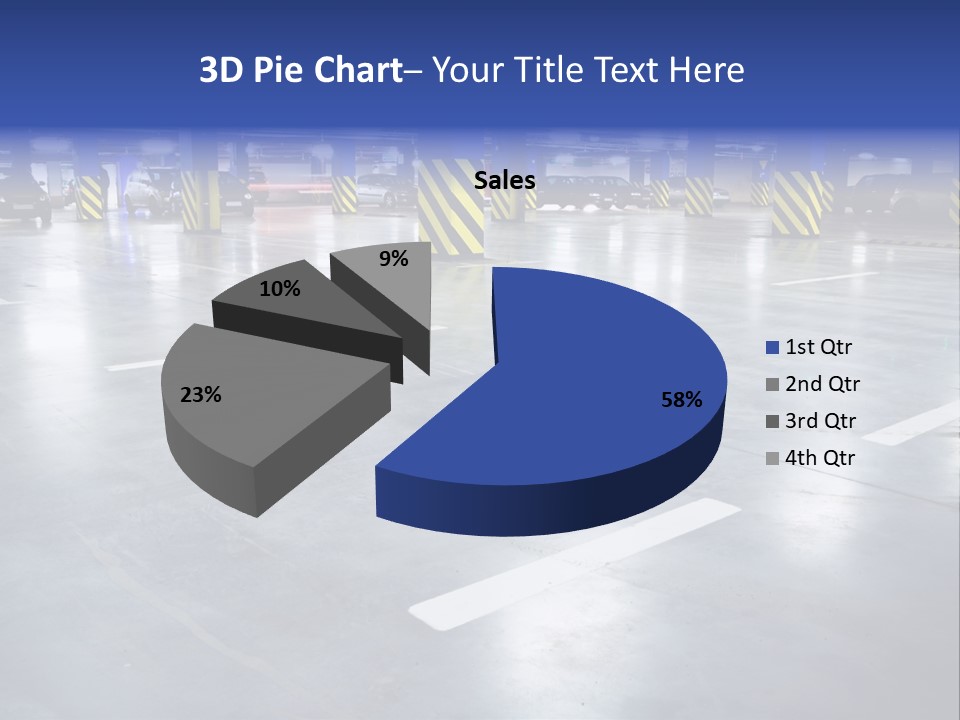 Blur Industry Building PowerPoint Template