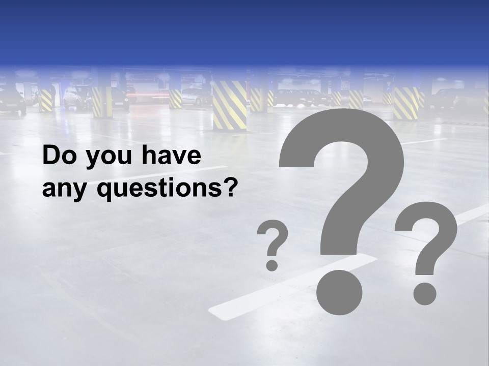 Blur Industry Building PowerPoint Template