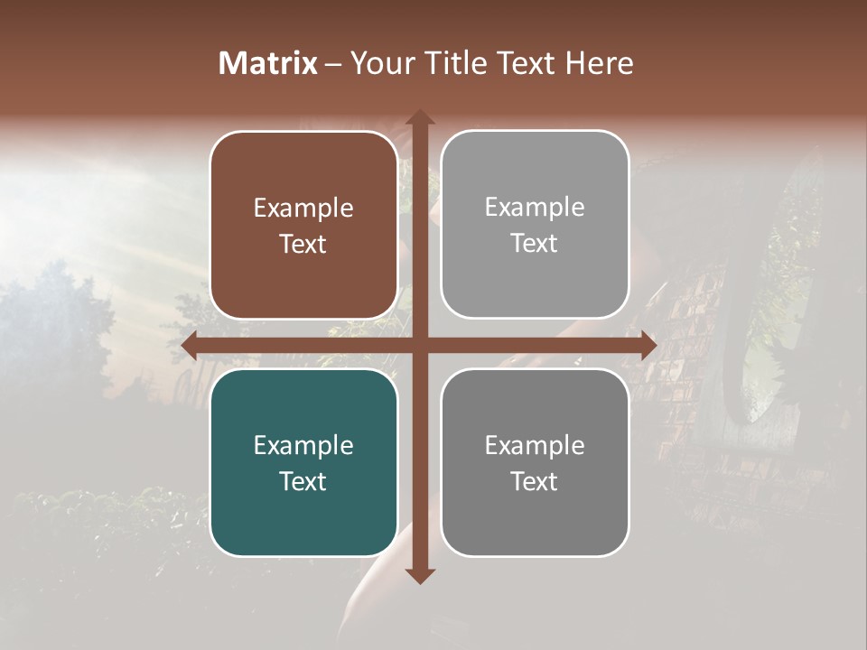 Girl Sensuality Flower PowerPoint Template