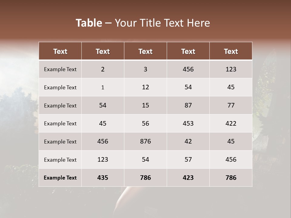 Girl Sensuality Flower PowerPoint Template