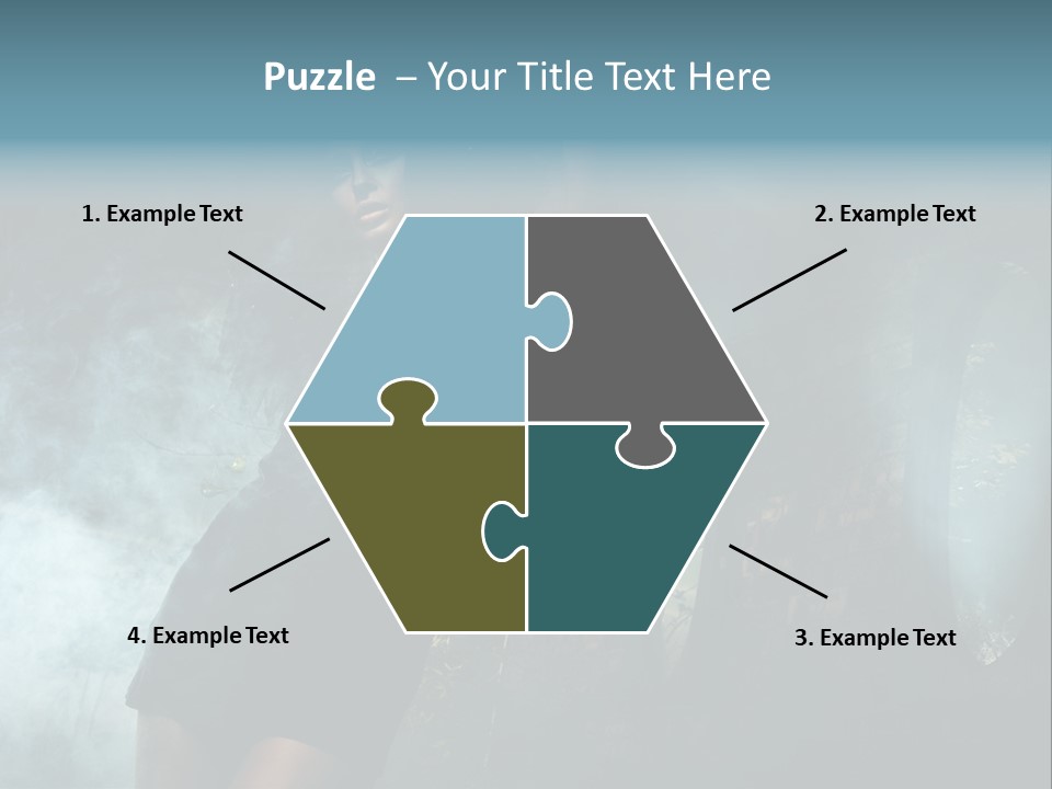 Black Gorgeous Sensual PowerPoint Template