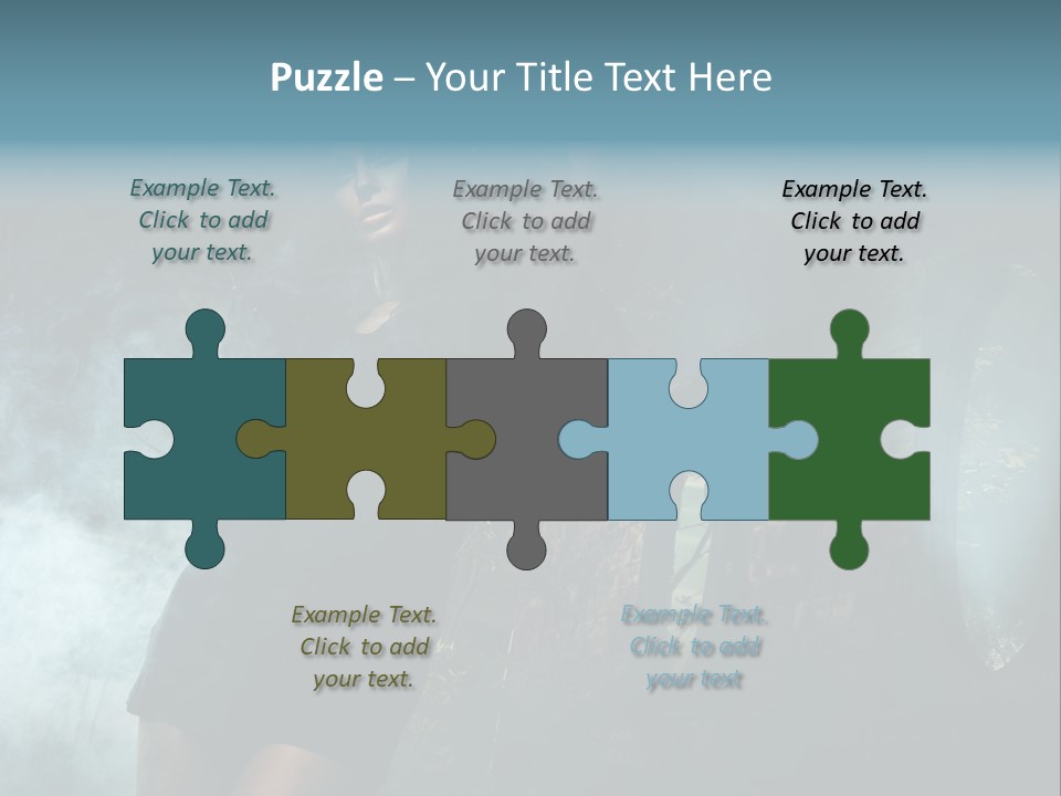 Black Gorgeous Sensual PowerPoint Template