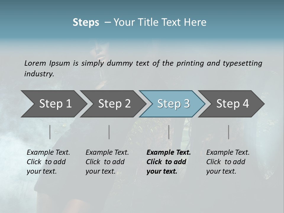 Black Gorgeous Sensual PowerPoint Template