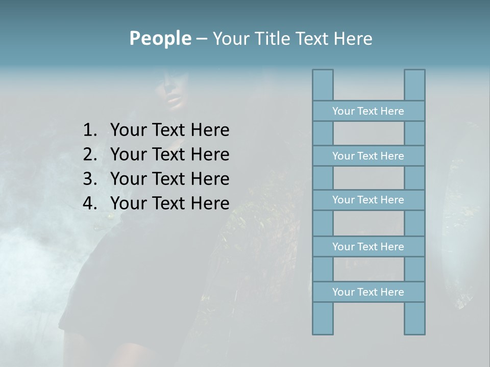 Black Gorgeous Sensual PowerPoint Template