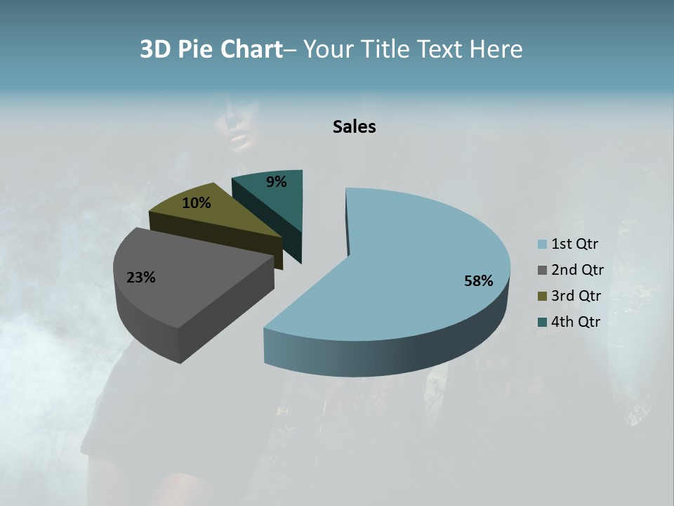 Black Gorgeous Sensual PowerPoint Template