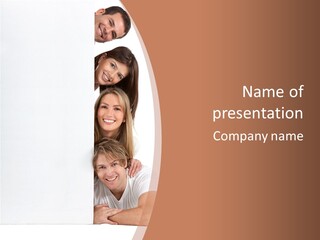 People Blank Smile PowerPoint Template