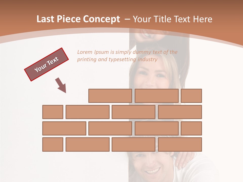 People Blank Smile PowerPoint Template