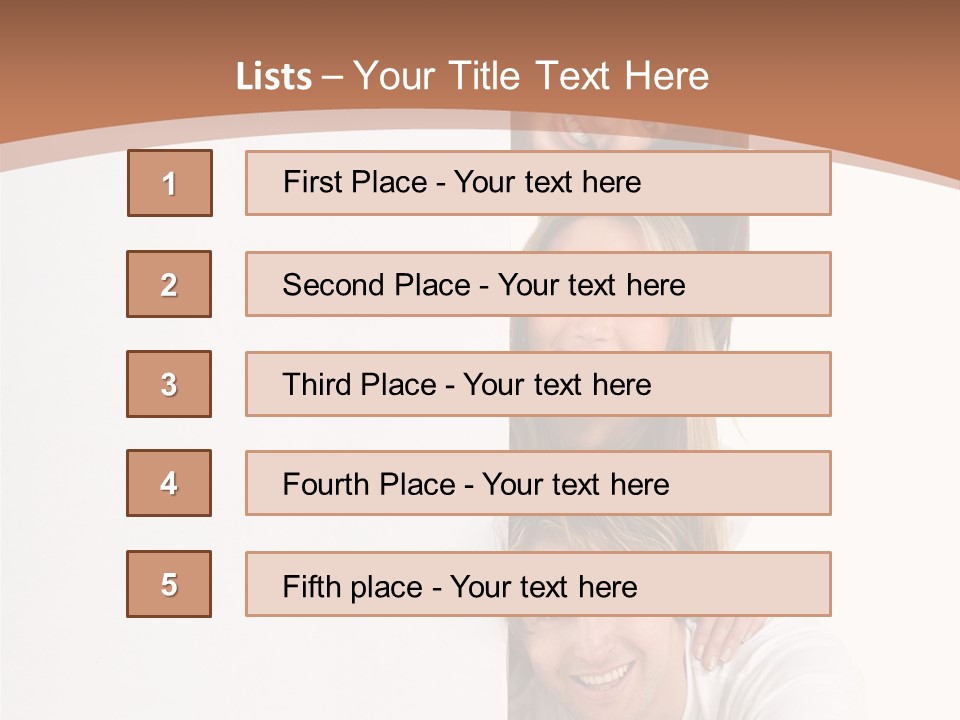 People Blank Smile PowerPoint Template