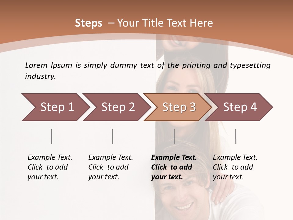 People Blank Smile PowerPoint Template