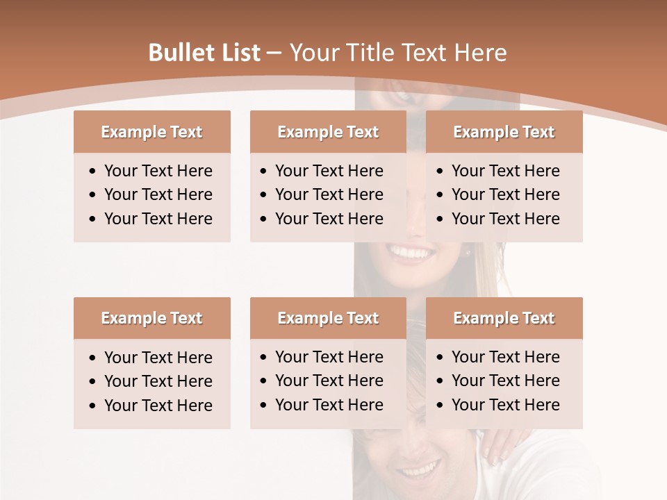 People Blank Smile PowerPoint Template