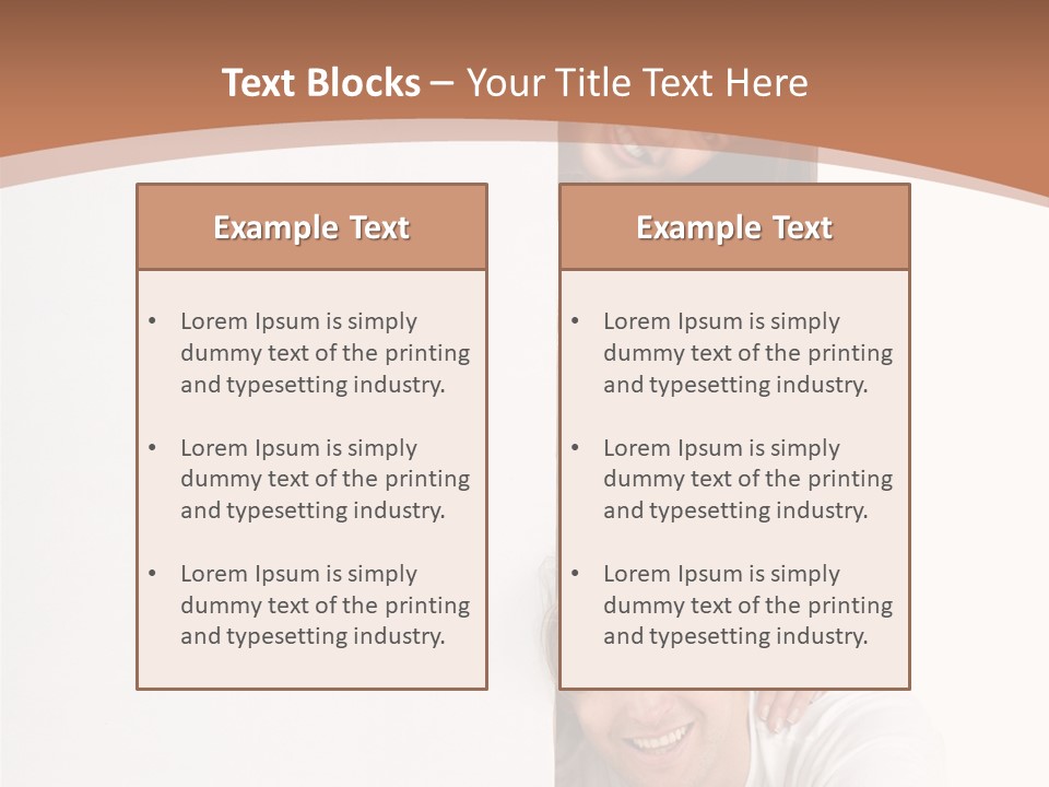 People Blank Smile PowerPoint Template