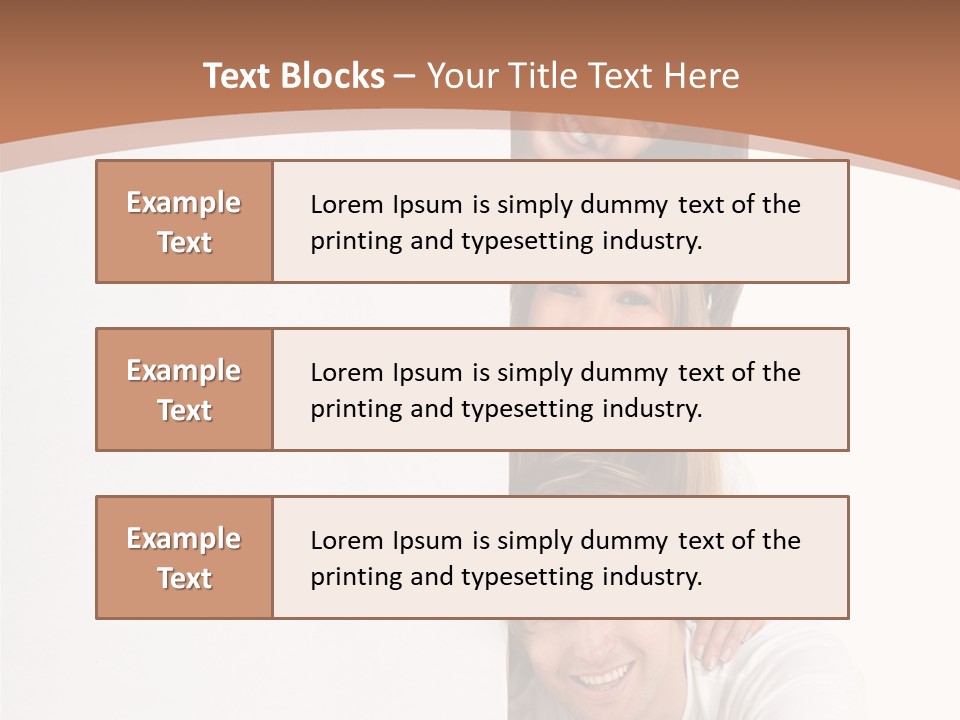 People Blank Smile PowerPoint Template