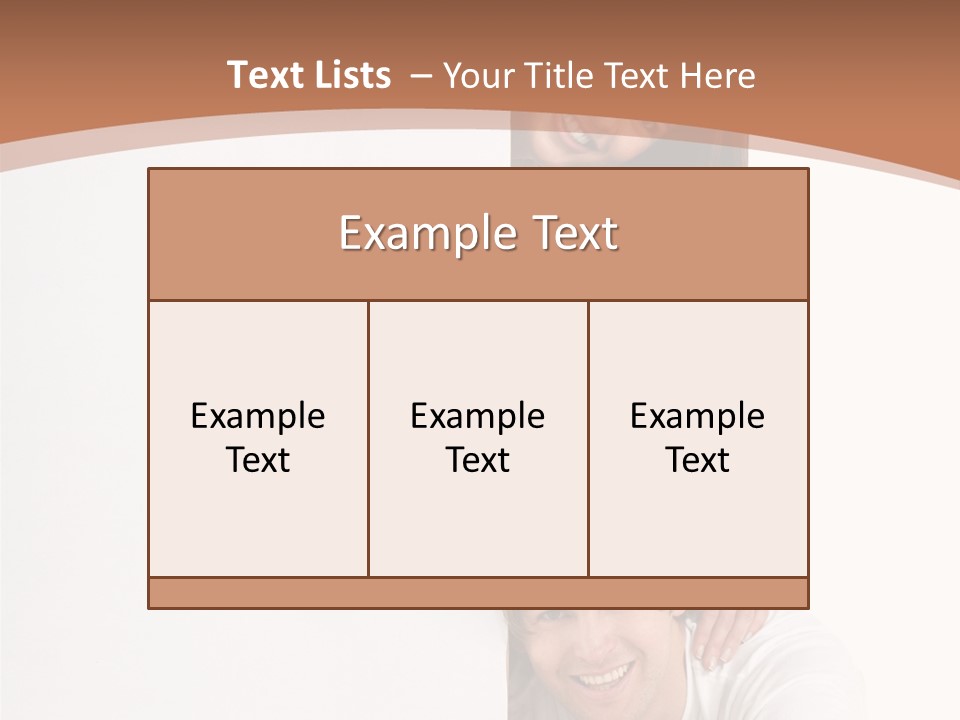 People Blank Smile PowerPoint Template