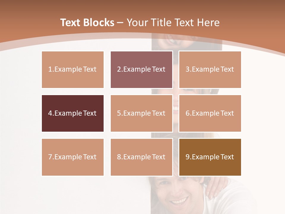 People Blank Smile PowerPoint Template
