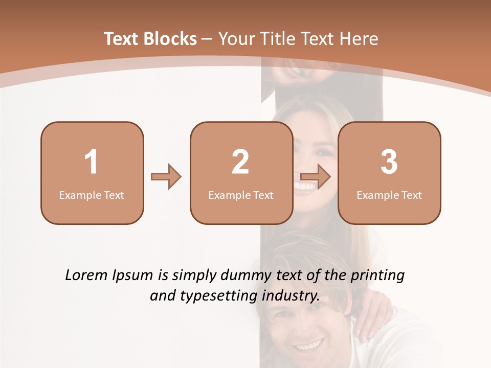 People Blank Smile PowerPoint Template