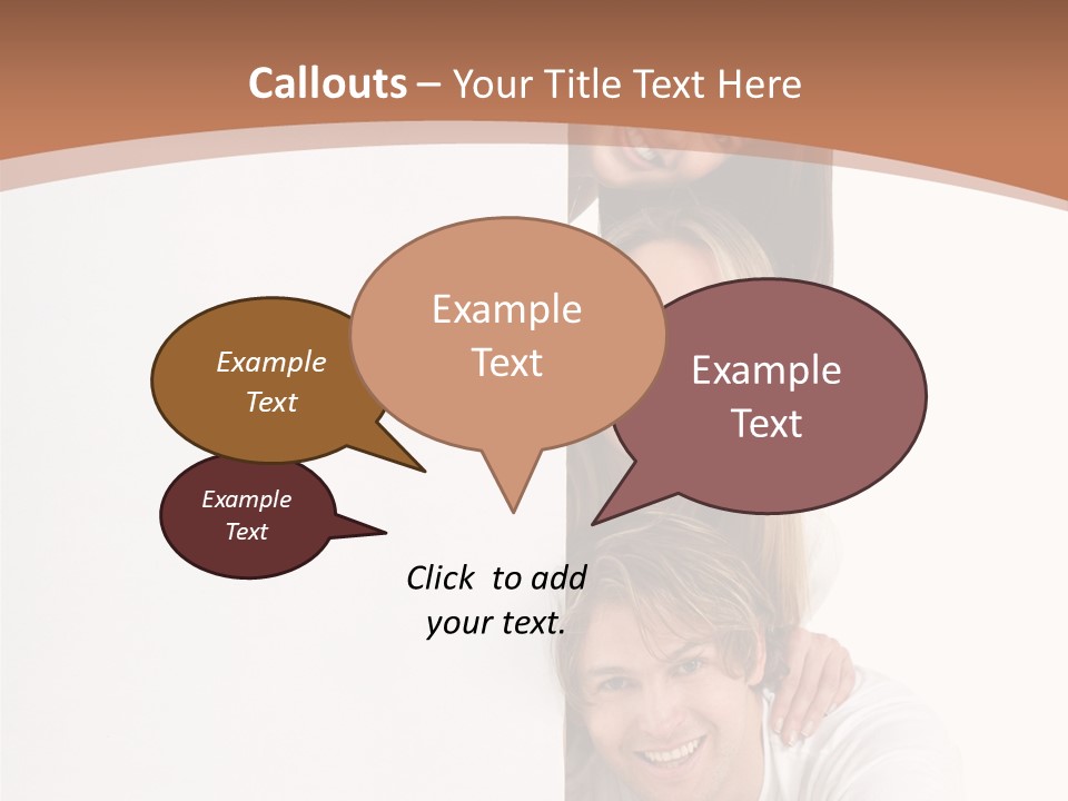 People Blank Smile PowerPoint Template