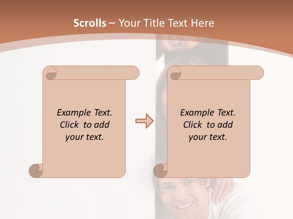 People Blank Smile PowerPoint Template