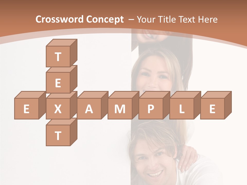 People Blank Smile PowerPoint Template