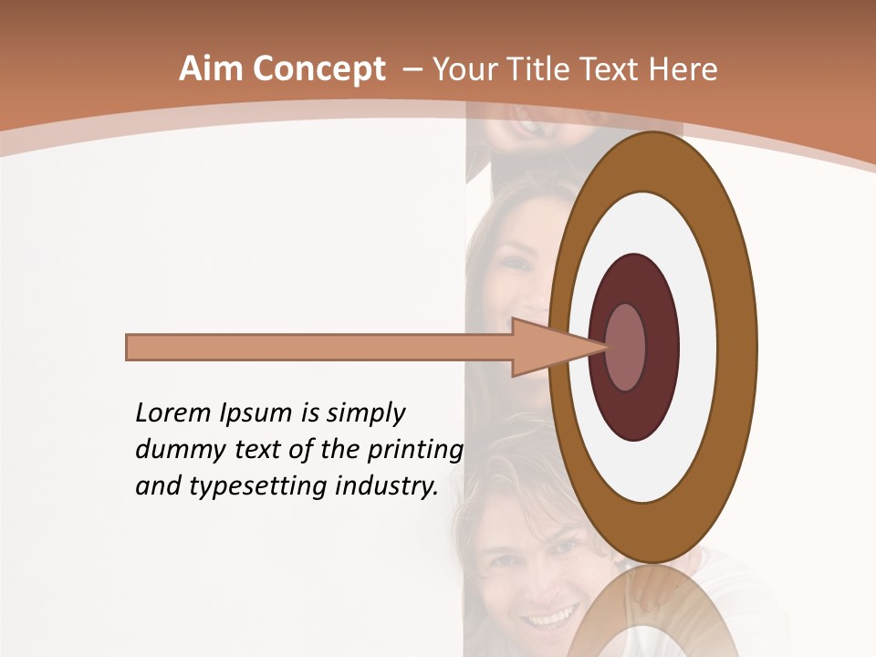 People Blank Smile PowerPoint Template