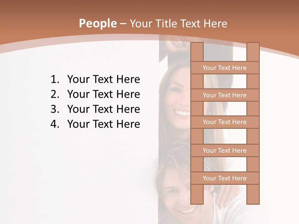 People Blank Smile PowerPoint Template