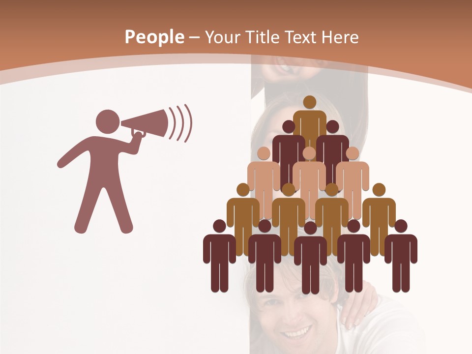 People Blank Smile PowerPoint Template