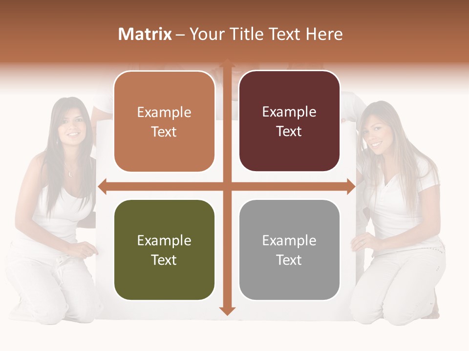 Cheerful Poster People PowerPoint Template